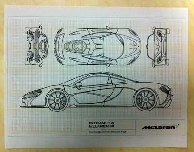 McLaren shows off concept car via augmented reality mobile app - Luxury ...