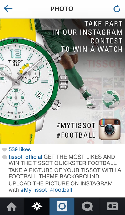 Tissot quickster clearance soccer world cup