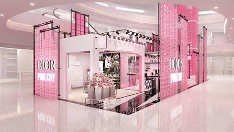 Dior pop-up store