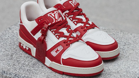Louis Vuitton Red Fashion Sneakers