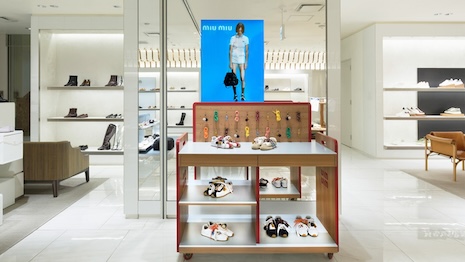 Miu Miu channels athletic aesthetics across global retail grounds