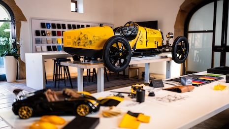 Bugatti, Britain’s Hedley Studios create one-of-a-kind Baby II model